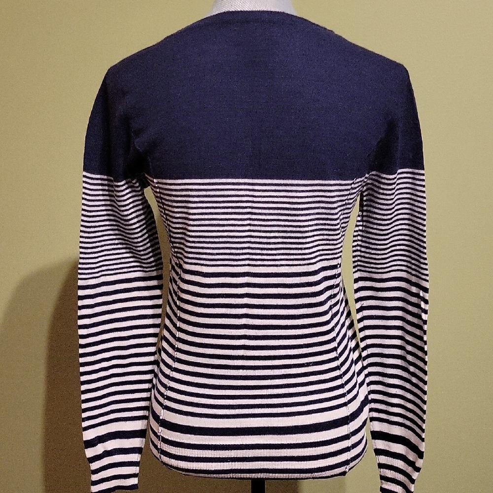 Lucky Brand Navy Knit Sweater - Picture 5 of 12